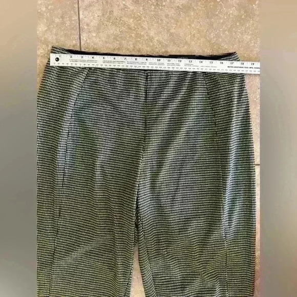 NWT Liverpool Reese Slim Straight Leg Black Tan Herringbone Pants Size 18w - Picture 8 of 9